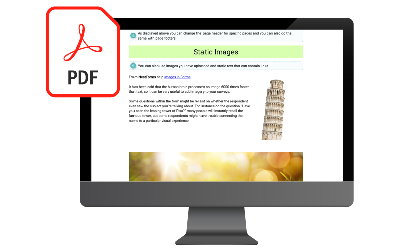 Branded reports