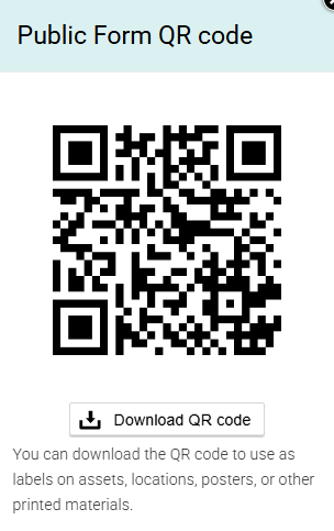 Public Forms QR Code
