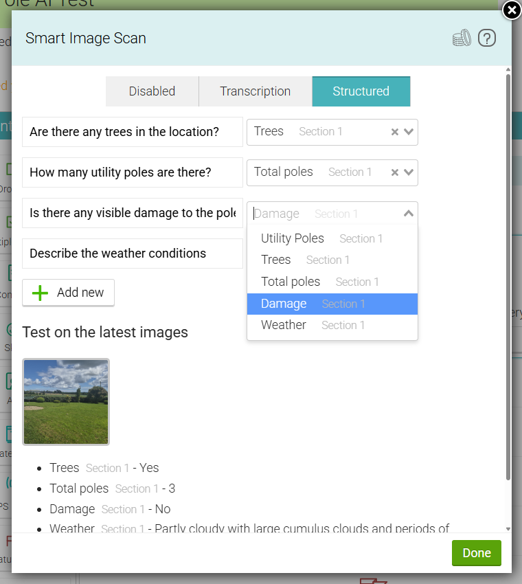 Structured Image Scanning Example 2