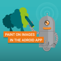 Paint on your existing images in the Android app!