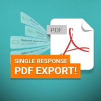 Updated look for the PDF export