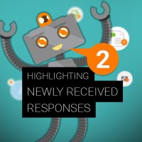 Highlighting newly received responses